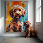 Portrait d'animal personnalisé - Style abstrait