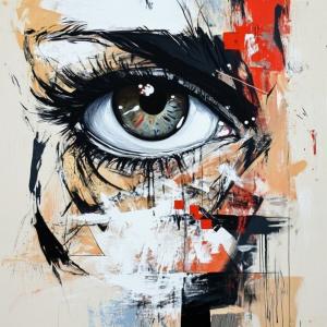 Tableau en verre acrylique Colour Splash